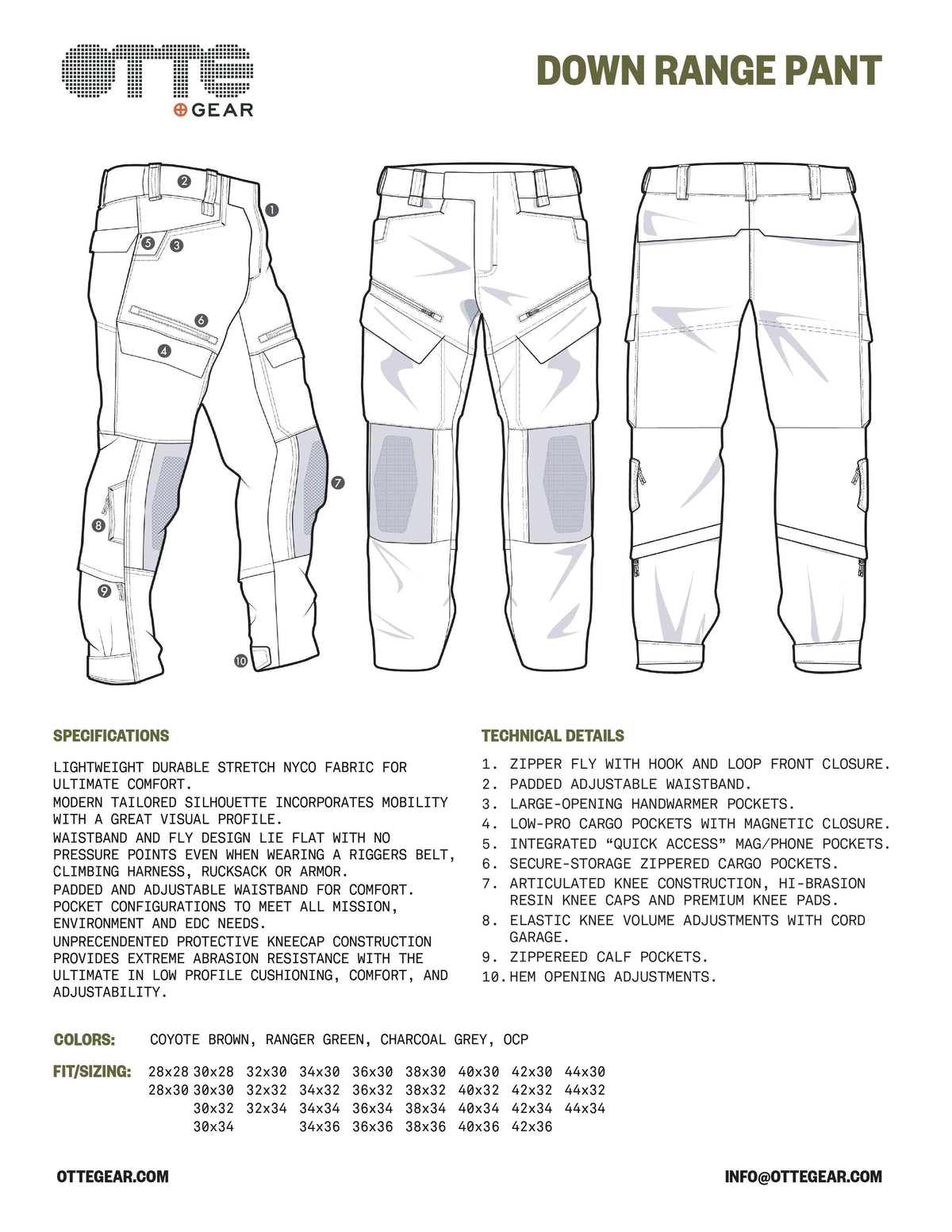 OTTE Gear Down Range Pant